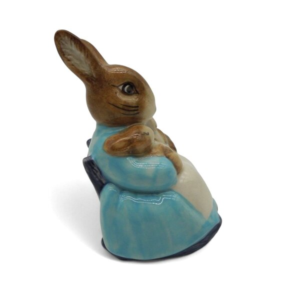 BEATRIX POTTER Beswick Mrs Rabbit And Bunnies 1976 Signed Figurine Vintage - Picture 3 of 10